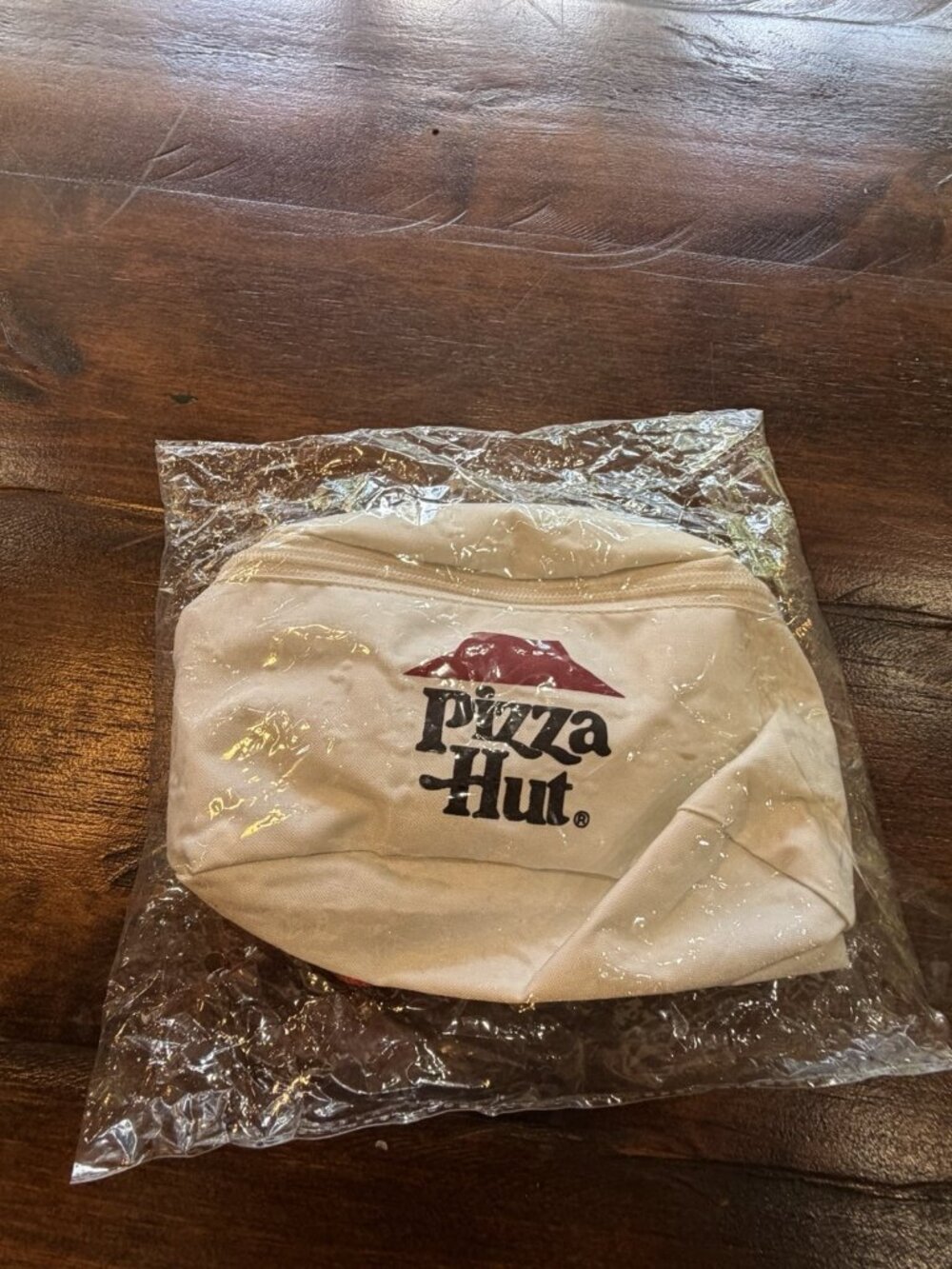 Vintage Pizza But Fanny Pack White